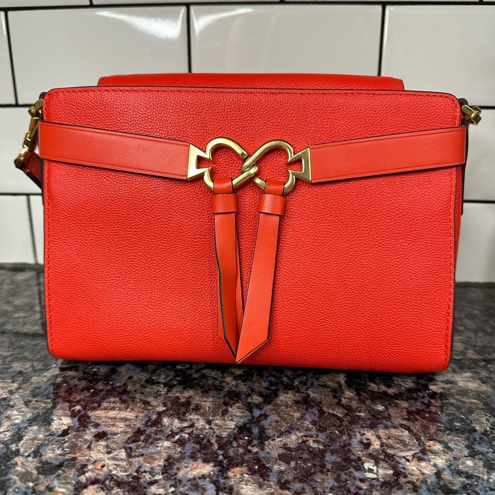 Kate spade bright red orange purse ❤️🧡